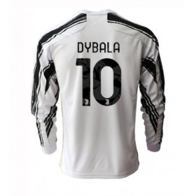 Jalkapallo Pelipaidat Juventus Paulo Dybala 10 Kotipaita 2020-2021 Pitkähihainen